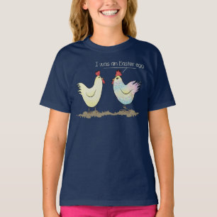 Camiseta Engraçado, Frango era uma Páscoa Escura de Ovo