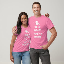 Camiseta Engraçado Frisbee - Mantenha calma e força para ca