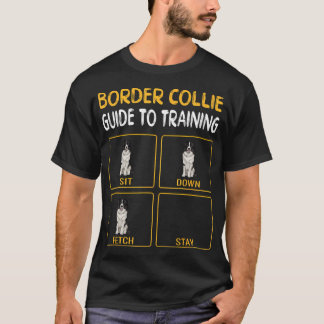 Camiseta Engraçado Fronteira Guia Collie Para Treinar Obedi