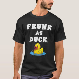 Camiseta Engraçado Frunk do Pato de Borracha como Humor Adu