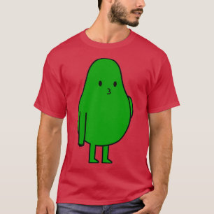 Camiseta Engraçado Fruta Avocado Orgânica e Comida Saudável