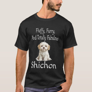 Camiseta Engraçado Furry E Totalmente Fabuloso Shichon Pu