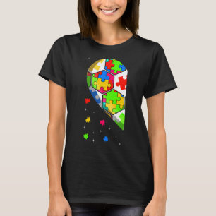 Camiseta Engraçado Futebol Autismo Sensibilização Apoio Amo