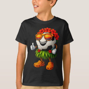 Camiseta Engraçado Futebol no Havaí Ll Havaiano Tropical Ve