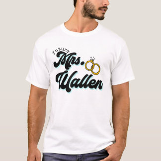Camiseta Engraçado Futuro Sra. Wallen Retro 70S 80S 90S Vin