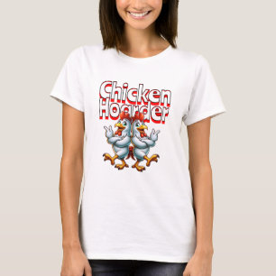 Camiseta Engraçado Galinha Hoarder