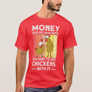 Camiseta Engraçado Galo Farmador Hen Chicken