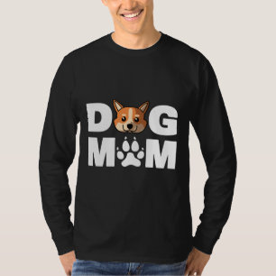 Camiseta Engraçado Galsh Corgi Mãe Amor R