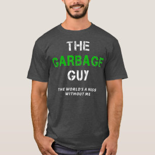 Camiseta Engraçado Garbage Man Dizendo Trash Man Garbage Tr