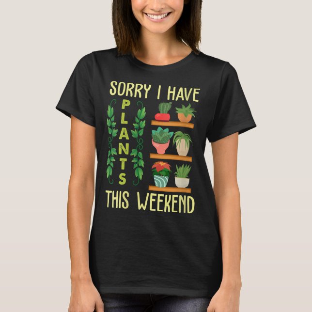 Camiseta Engraçado Gardening Presente Suculente D da Mãe do (Frente)