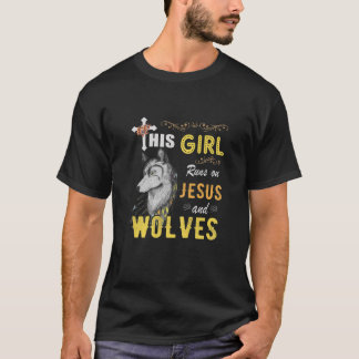 Camiseta Engraçado Garota Da Água Presente Correndo Sobre J
