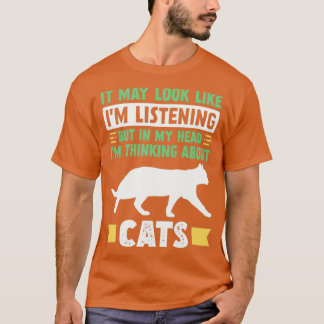 Camiseta Engraçado Gato Lover