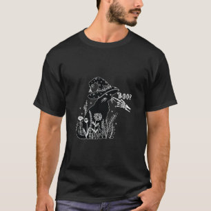 Camiseta Engraçado Gato Skeleton Halloween Personalizado Pa