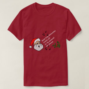 Camiseta Engraçado Gay De Vencas De Natal Tocaram Steven