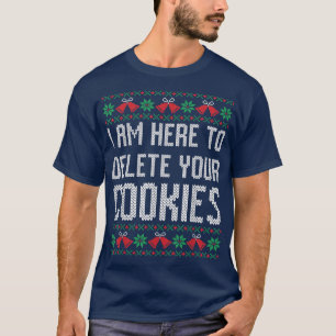 Camiseta Engraçado geek de camisola de Natal feio e engraça