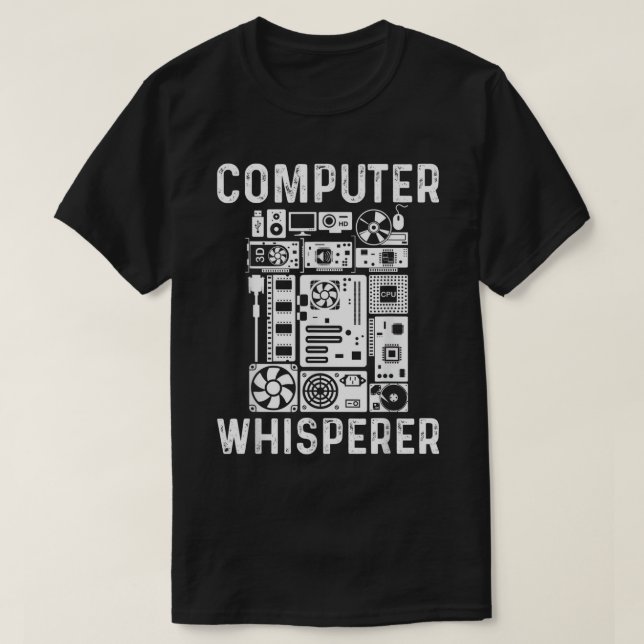 Camiseta Engraçado Geek de computação Oferta de Nerd técnic (Frente do Design)