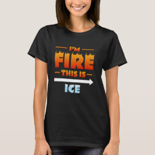 Camiseta Engraçado Gelado e Foguete de Fogo Família Matchi