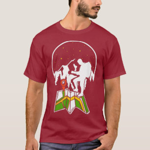 Camiseta Engraçado Geocaching Hiker Caminhando Engraçado