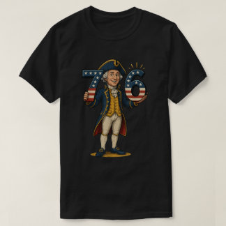 Camiseta Engraçado George Washington 76 Meme Shirt