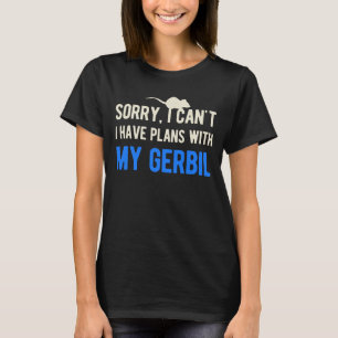 Camiseta Engraçado Gerbil