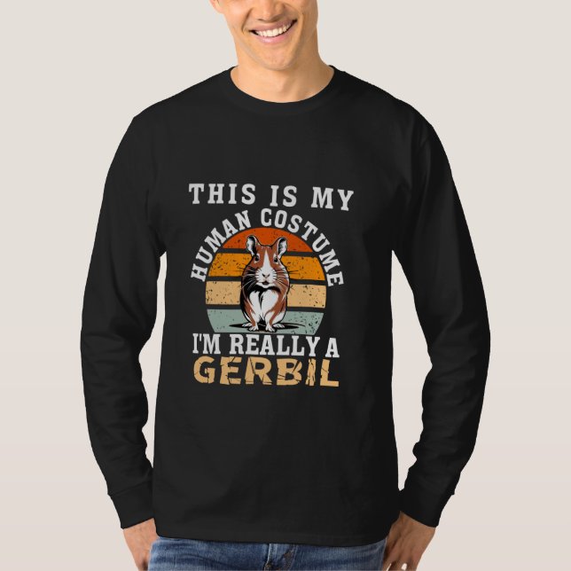 Camiseta Engraçado Gerbil Citação Pets Legal Alemães Mulher (Frente)