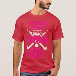 Camiseta Engraçado Gift do Treinador de Hóquei em Campo de