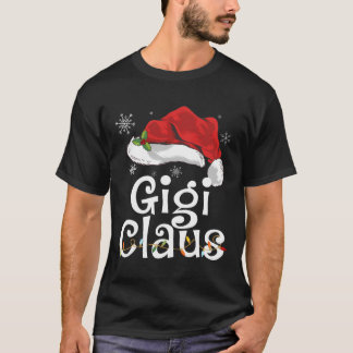 Camiseta Engraçado Gigi Claus Papais noeis de Pijamas de Na
