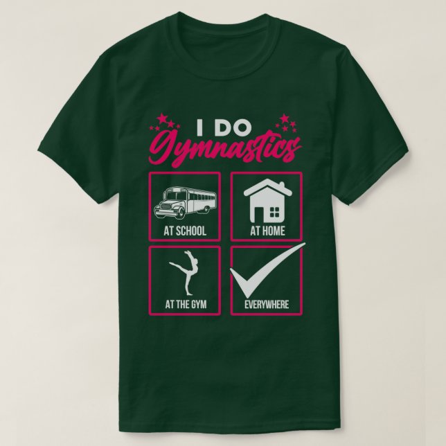 Camiseta Engraçado ginástica Garota Malhação de citação vic (Frente do Design)