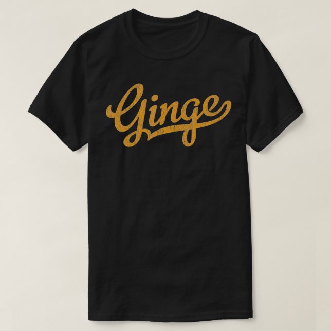 Camiseta Engraçado Ginger Gifs Ruivas Irlandesas Ginge (Frente do Design)