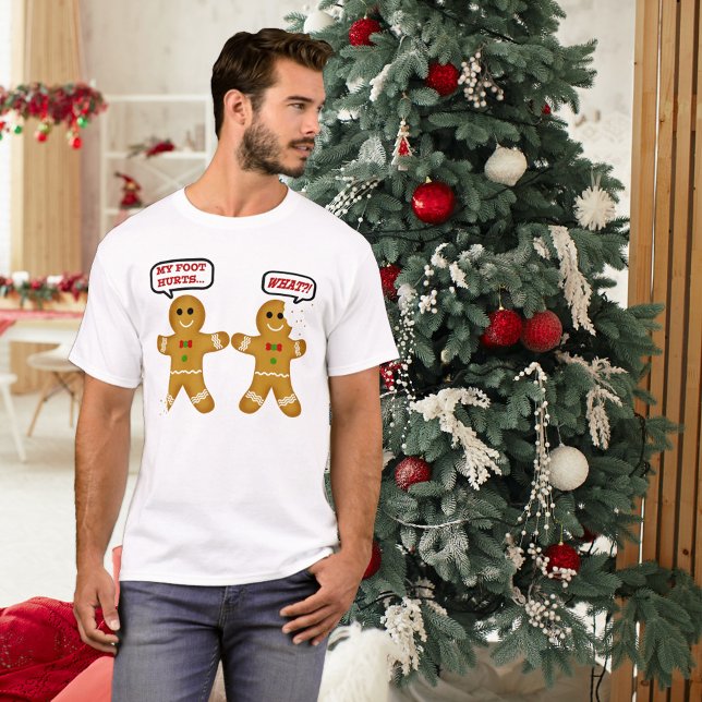 Camiseta Engraçado Gingerpão - Natal (Criador carregado)