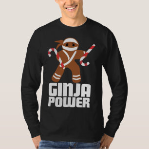 Camiseta Engraçado Ginja Power Bonito Cookie de Natal Ginge