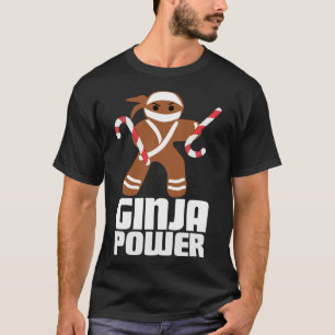Camiseta Engraçado Ginja Power Bonito Cookie de Natal Ginge