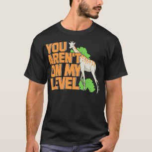Camiseta Engraçado Giraffe Animal Keeper Gift