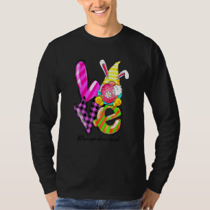 Camiseta Engraçado Gnomo Teach Love Inspira Paraprofessione