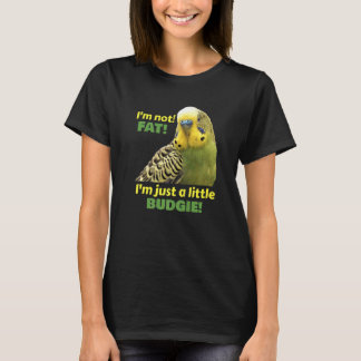 Camiseta Engraçado Gordo Orçamento Verde Amarelo Parquito P