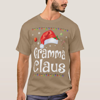 Camiseta Engraçado Gramma Claus Papais noeis de Pijama de N