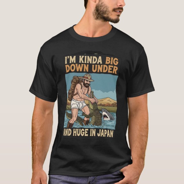 Camiseta Engraçado Grande no Japão (Frente)
