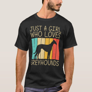 Camiseta Engraçado Greyhound Para Meninas Crianças Italiana