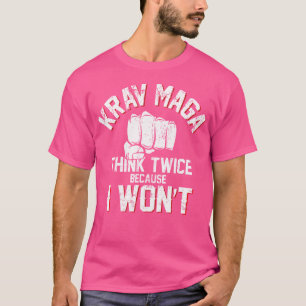 Camiseta Engraçado Guerreiro Krav Maga - Combate E Autodefe