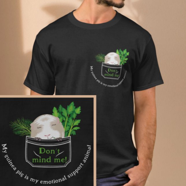 Camiseta Engraçado Guiné Pig (Criador carregado)