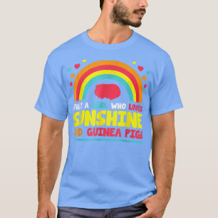 Camiseta Engraçado Guiné-Porco e Sol