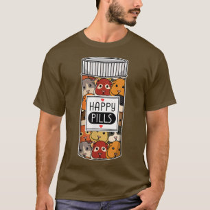 Camiseta Engraçado Guiné Porco Feliz Medo Mulheres Homens