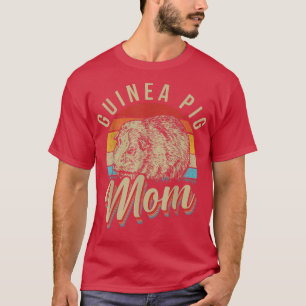 Camiseta Engraçado Guiné, Porco Mãe Vintage
