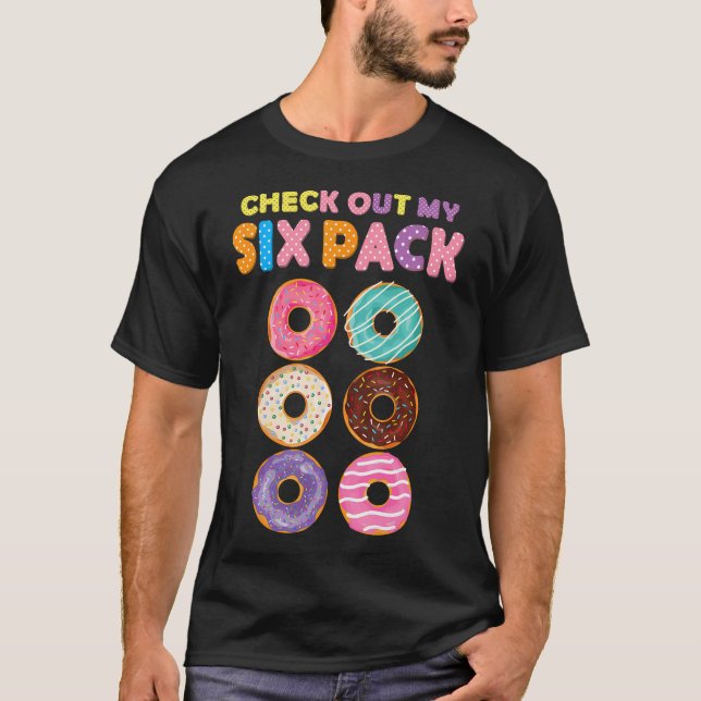 Camiseta Engraçado Gym Veja Minha Rosquinha Engraçada De Ro (Frente)
