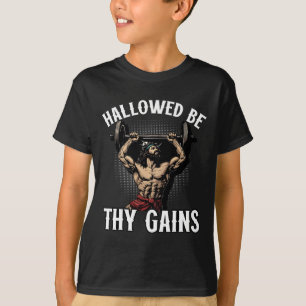 Camiseta Engraçado Gym Workout Malhação De Construção De Po