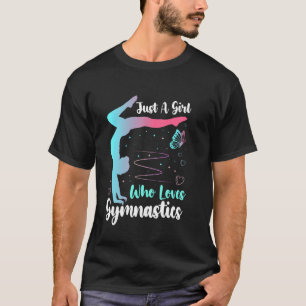 Camiseta Engraçado Gymnastics Art Para Mulheres Adolescente