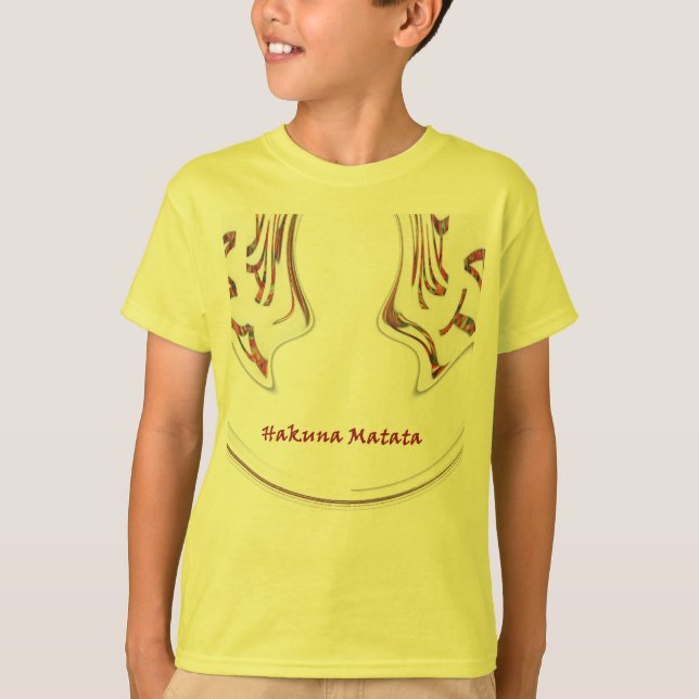 Camiseta Engraçado Hakuna Matata Oferece Presentes Para Cri (Frente)