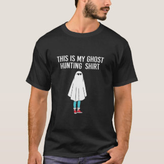 Camiseta Engraçado Halloween Paranormal Este É O Meu Fantas