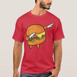 Camiseta Engraçado Hamburger Art Kids Men Women Cheeseburge