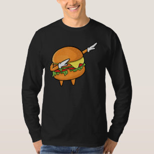 Camiseta Engraçado Hamburger Homens Mulheres Cheeseburger